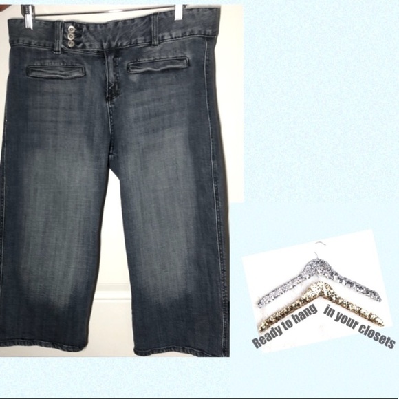 Venezia high waisted cropped Jeans size 16 - Picture 1 of 10